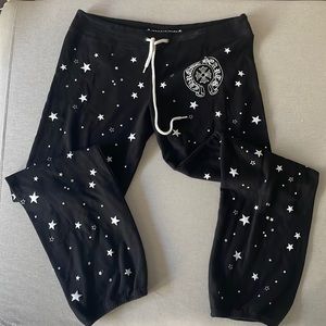 Chrome Hearts Drawstring Sweatpants with Star print. Woman’s Size Large